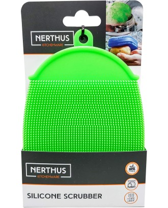 Burete vase din silicon tip manusa cu fata dubla, multicolor - NERTHUS
